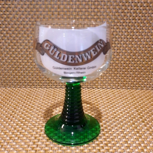 Guldenwein Green Beehive Stem Wine Cordial Goblets ~ Germany Set of 4 - Picture 3 of 7